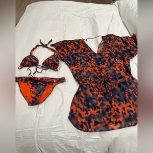 Vix swimsuit and cover up set